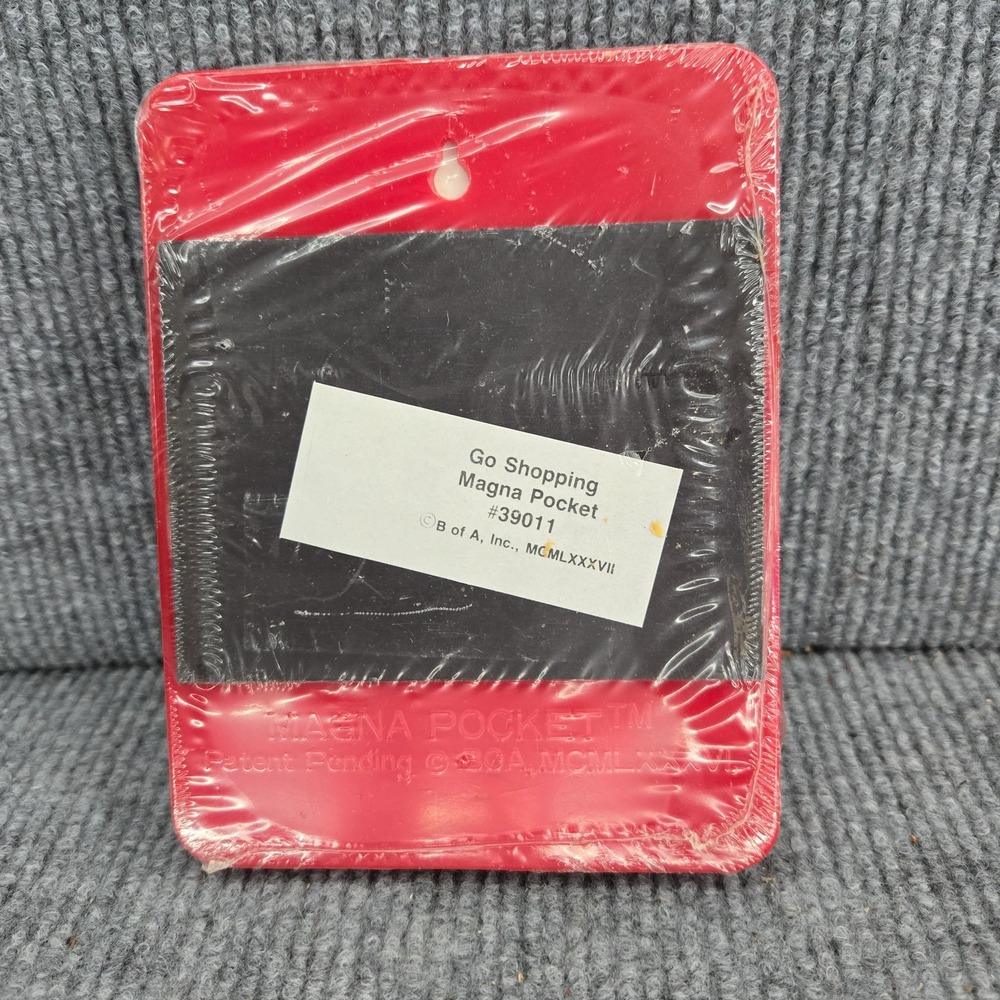 Magna Pocket 80s Go Shopping Magnetic‎ Notepad Red - Picture 2 of 2
